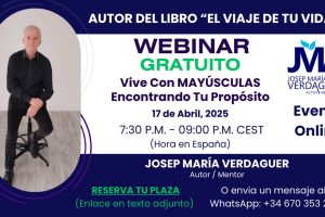 Vive con Mayuscula encontrando tu proposito
